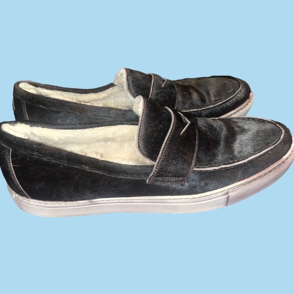 Ross and Snow Matteo Penny Loafer Calf Hair Size 13 - Picture 4 of 15